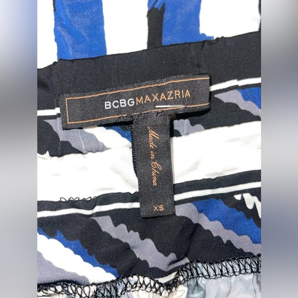 BCBGMaxazria Abstract Halter Dress Size XS - Picture 4 of 7